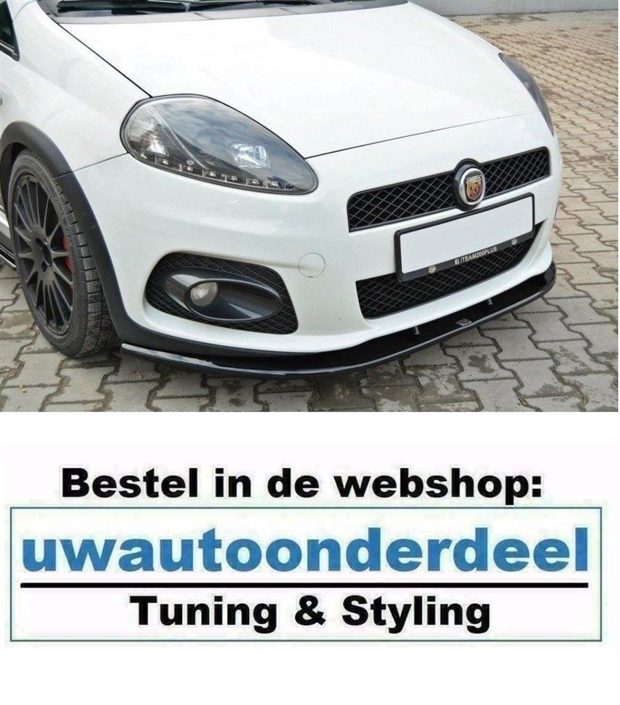 Maxton Spoiler Lip Splitter Voor Fiat Grande Punto Abarth, Verzenden, Automotive Parts, A.parts@hotmail.nl, Trasmolenlaan 12 3447 GZ Woerden