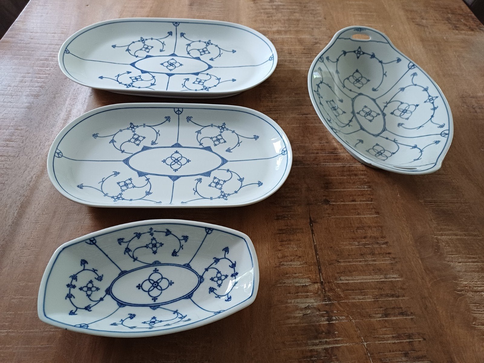 Saksisch blauw schalen, Ophalen, Overige stijlen, Schaal of Schalen