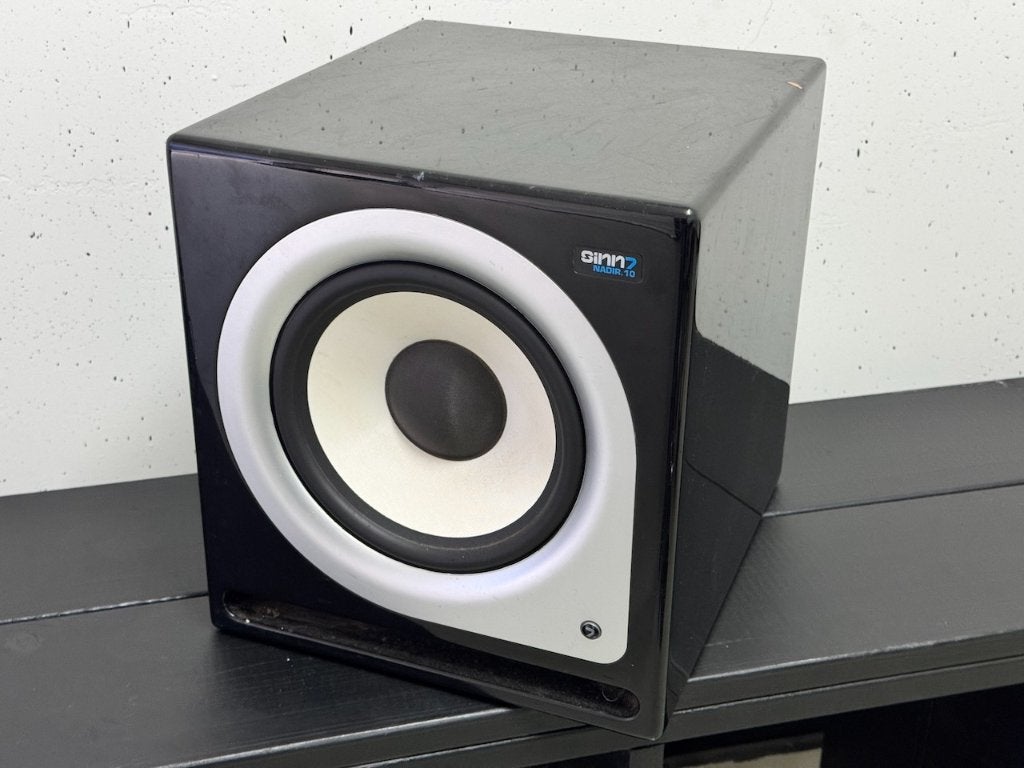 Sinn7 Nadir.10 actieve studio subwoofer zwart, Subwoofer, 60 tot 120 watt, Sinn7, Sinn7, Info@sinn7.com