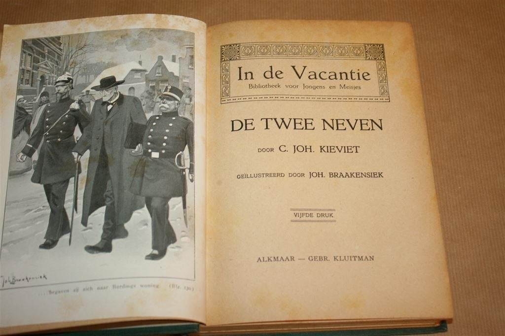 De twee neven. Kieviet. Uitg. Kluitman 1920., Ophalen of Verzenden, Gelezen
