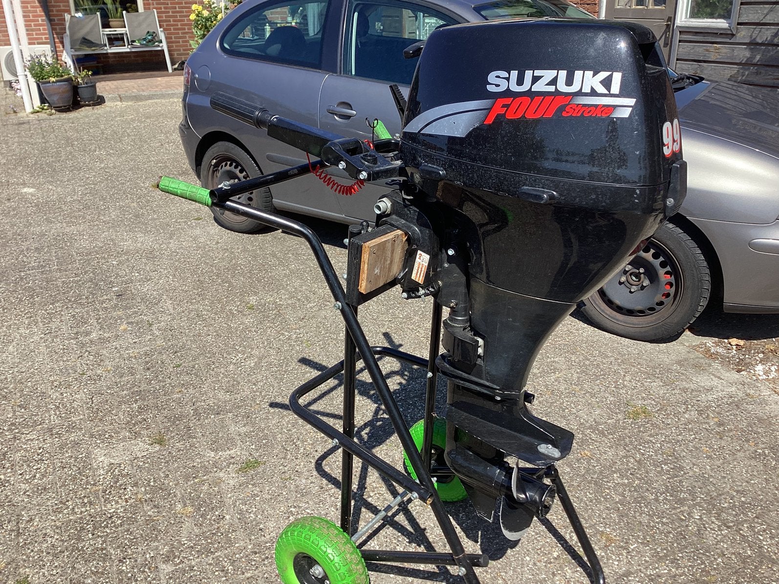 Suzuki 15 pk kortstaart 4 takt geplaatst 25 juli, Ophalen, Gebruikt, Benzine, 10 tot 30 pk