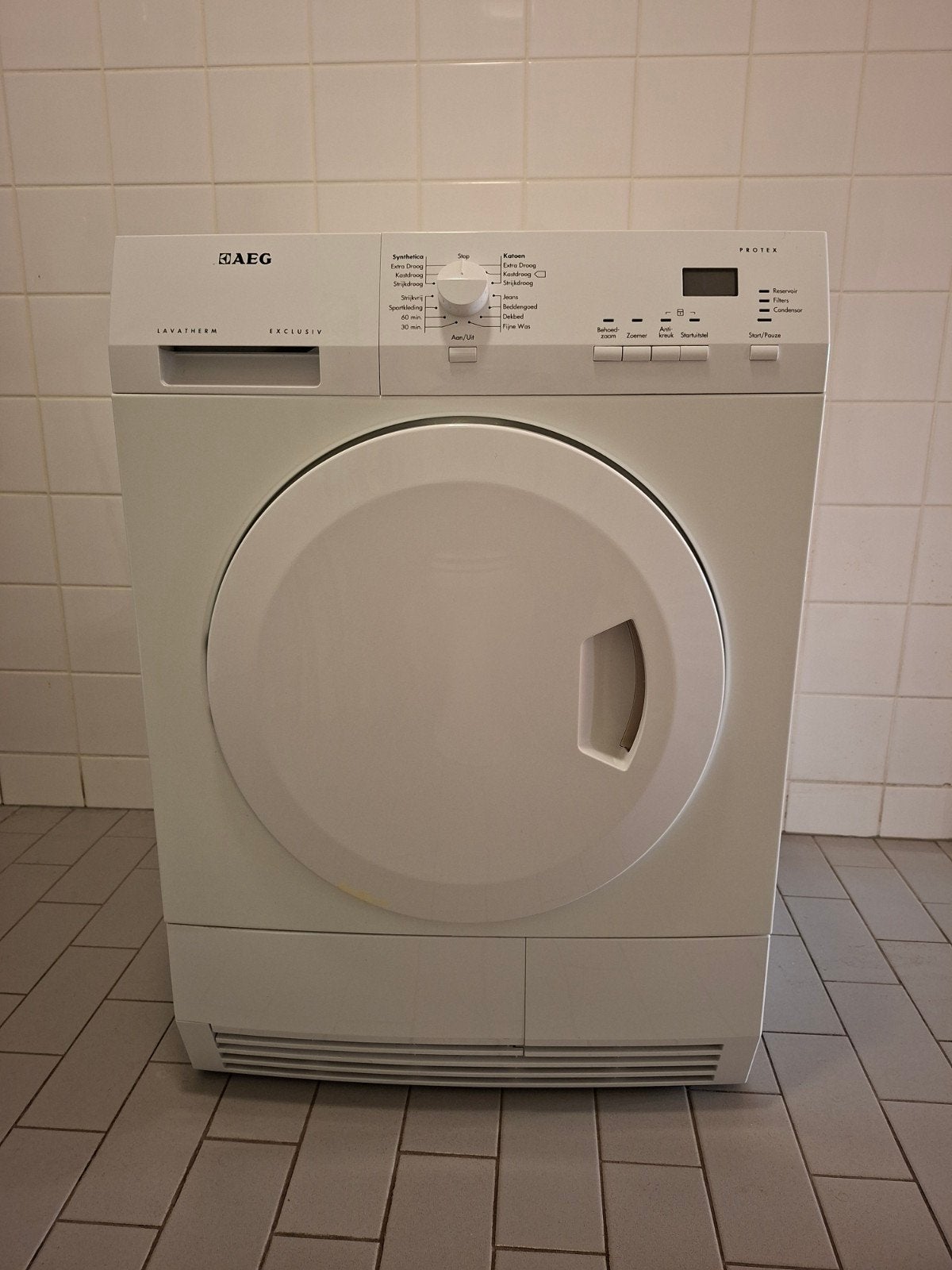 AEG Lavatherm Exclusiv Protex-condensdroger, Ophalen, Gebruikt, Voorlader, Condens