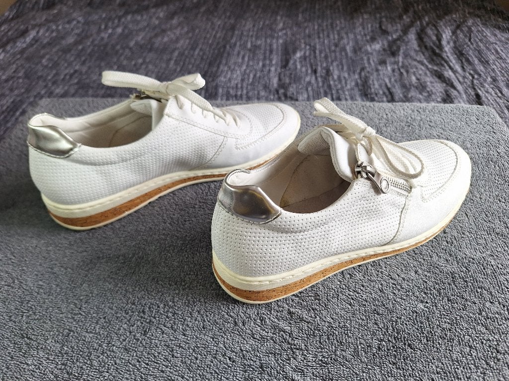 Rieker dames schoenen sneakers maat 40, Wit, Ophalen of Verzenden, Rieker, Sneakers of Gympen