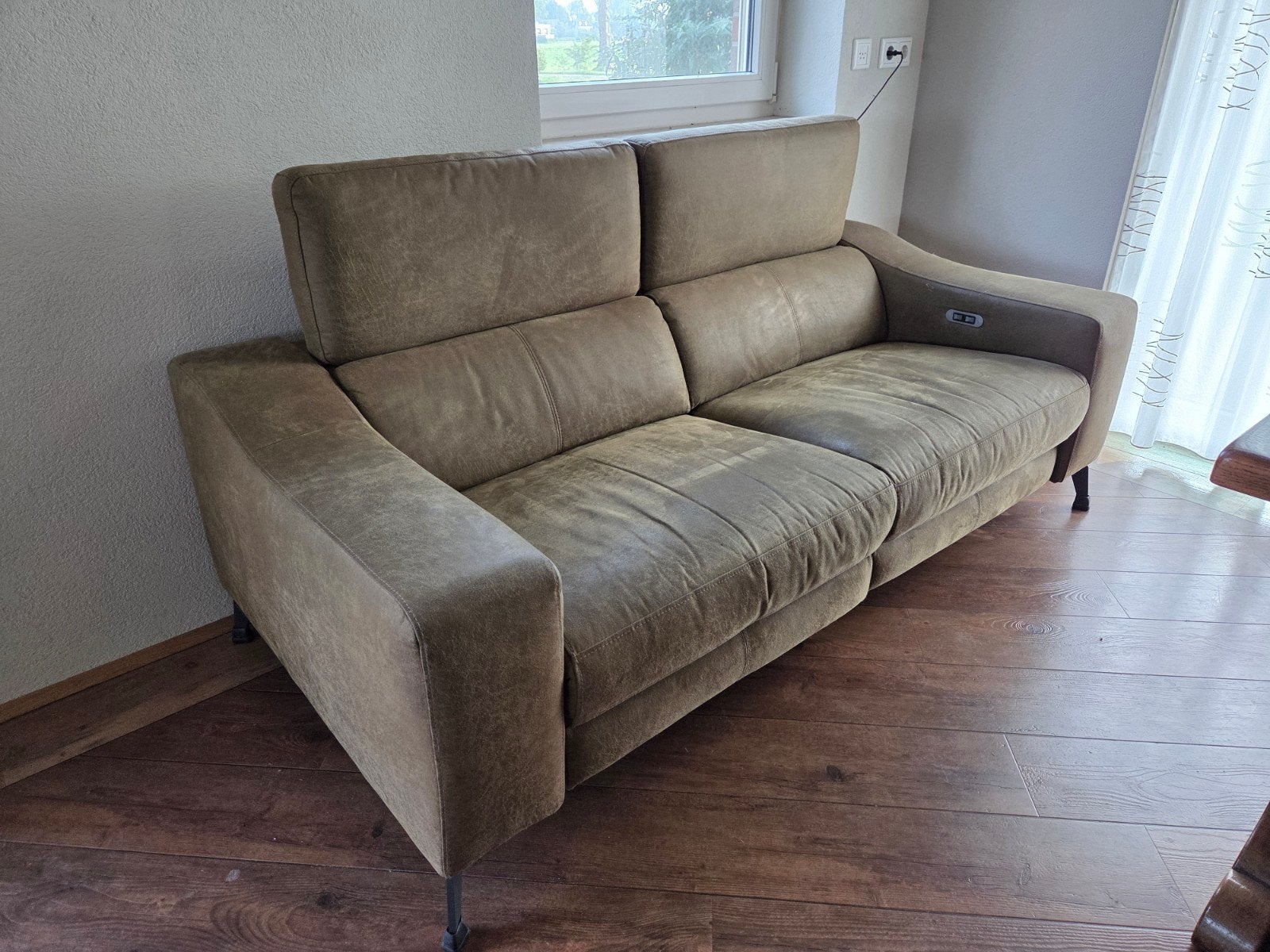 Comfortabele 2 + 2,5 zitsbank met relaxfunctie, Huis en Inrichting, Ophalen, 150 tot 200 cm, Modern, Comfort, Tweepersoons