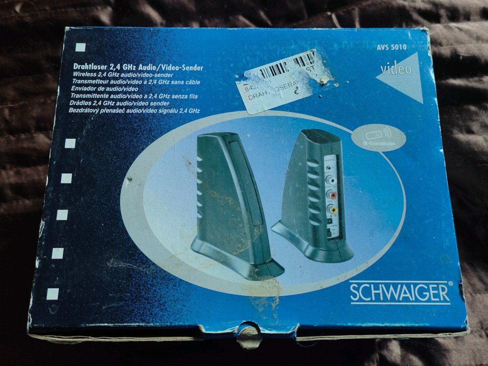 Schwaiger AVS 5010 Draadloze 2,4 GHz Audio-Video Sender, Ophalen of Verzenden, Nieuw, Overige kabels