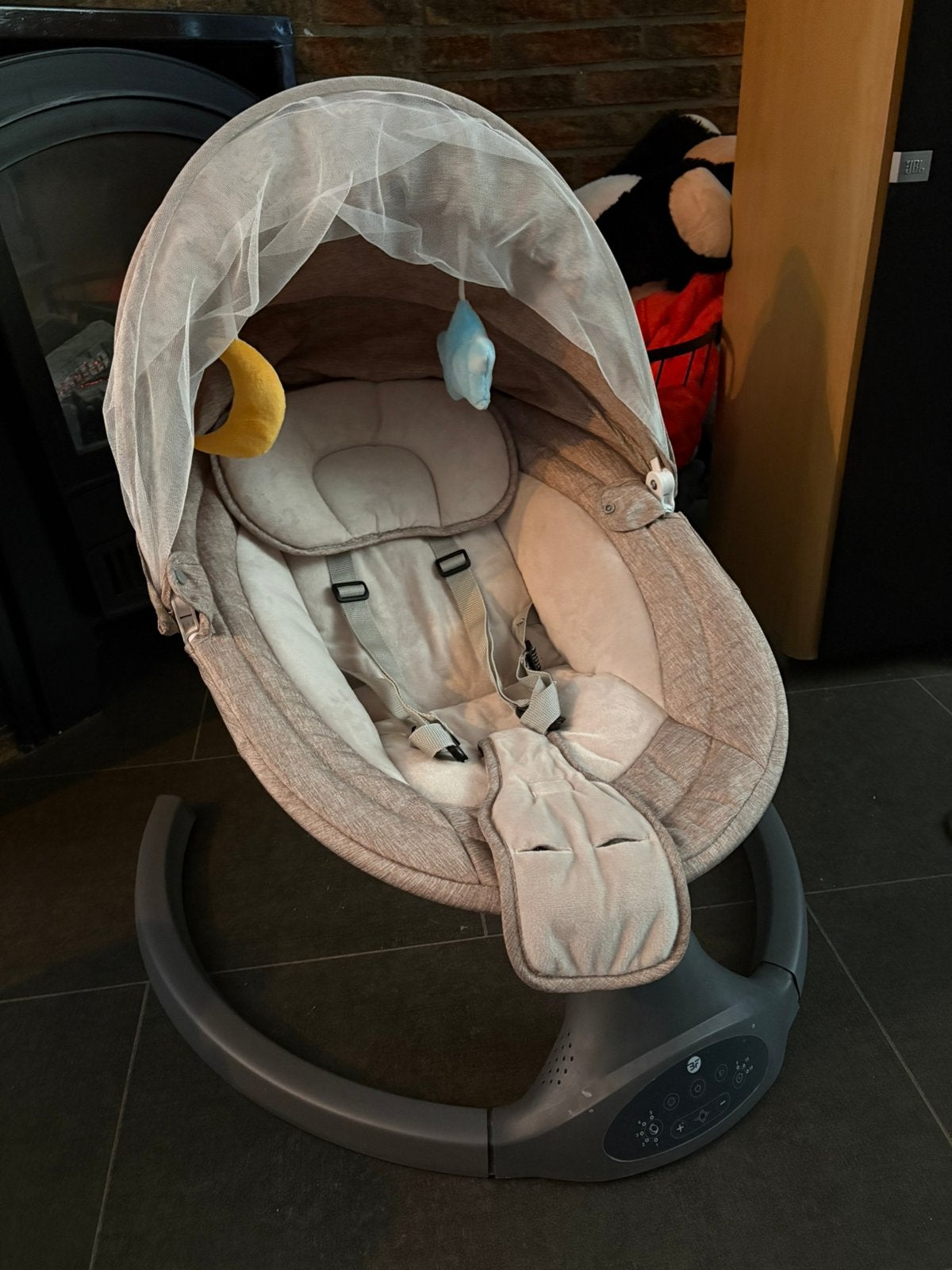 Elektrische schommelstoel, Kinderen en Baby's, Ophalen, Zo goed als nieuw