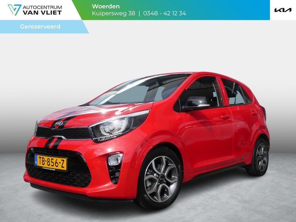 Kia Picanto 1.2 CVVT DynamicPlusLine | Automaat | Org NL | C, Auto's, Kia, 12 maanden, Stof, Gebruikt, 4 cilinders