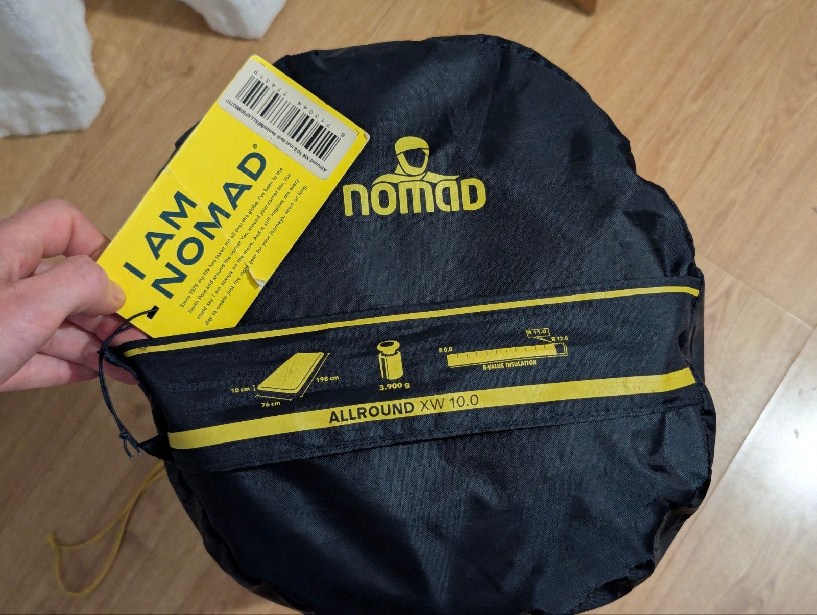 Nomad Allround XW 10.0 self-inflatable slaapmat, Caravans en Kamperen, Ophalen, Zo goed als nieuw, 1-persoons
