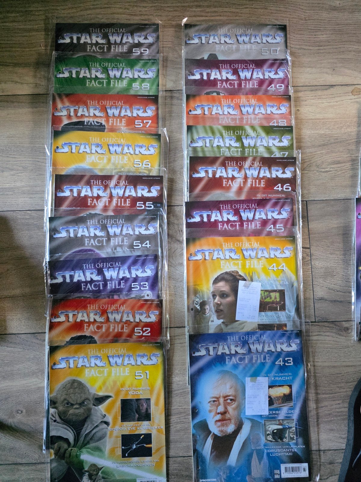 Star Wars Fact File Nrs. 43-59 (17 stuks) - Geseald, Ophalen of Verzenden, Nieuw