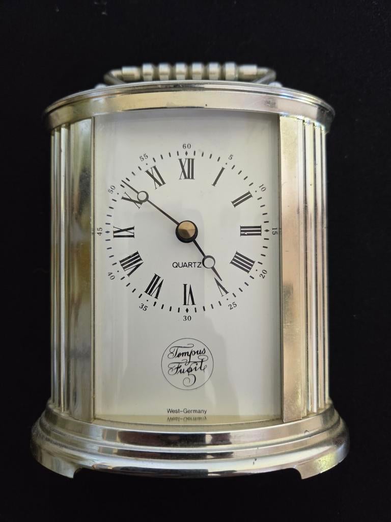 Tempus Fugit Quartz Tafelklok - West-Duitsland, Ophalen of Verzenden