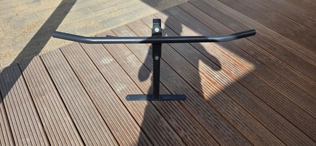 Optrekstang met bevestiging voor bokszak, muurbevestiging, Ophalen, Gebruikt, Rug, Oprekstang