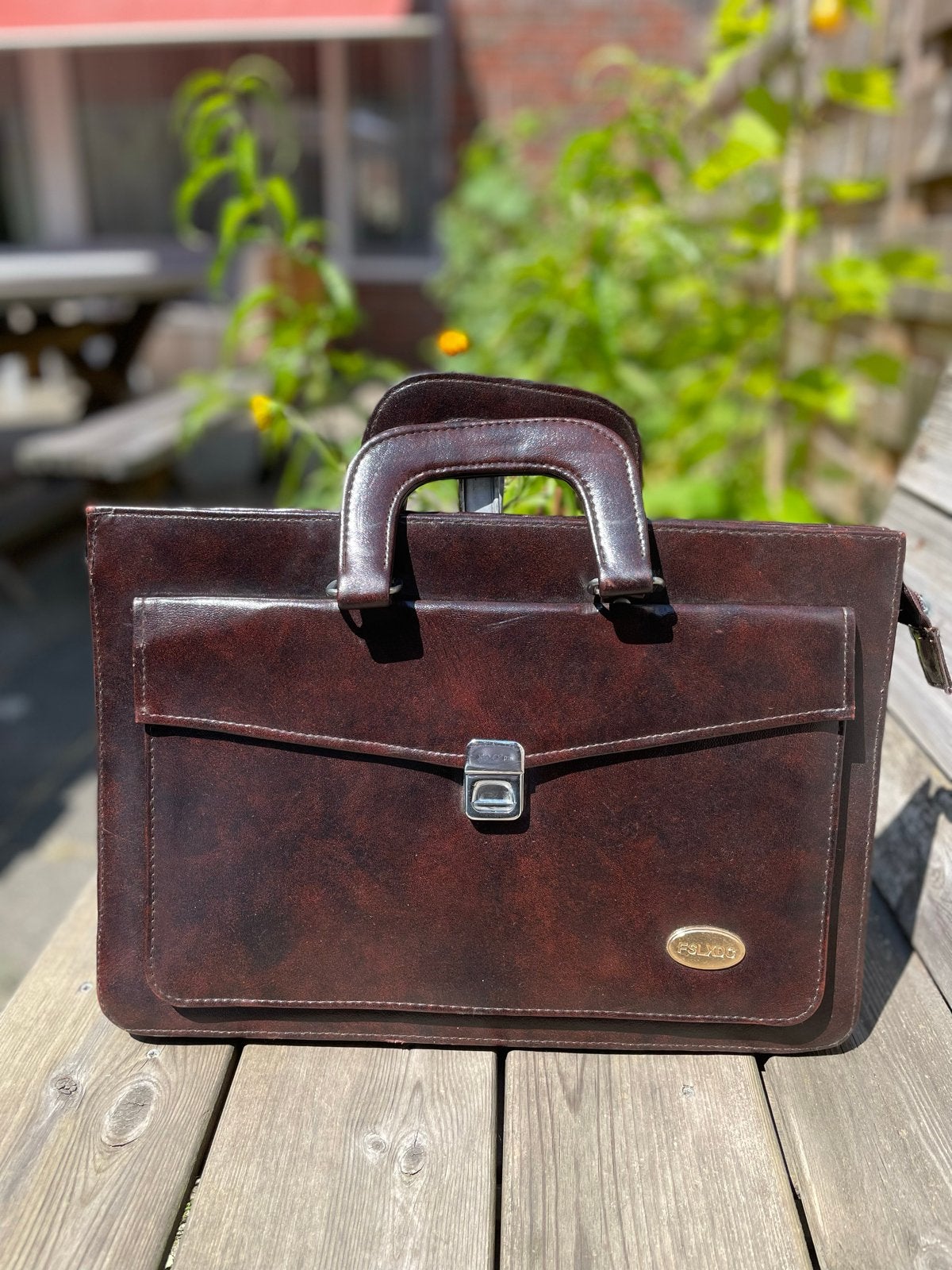 Dunne aktetas in perfecte staat, bruine laptoptas, Ophalen, 40 tot 60 cm, Bruin, Minder dan 20 cm
