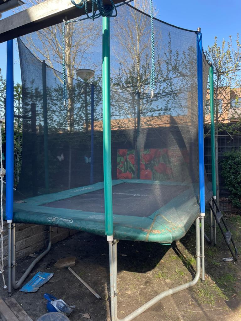 Net voor trampolines, Ophalen, Zo goed als nieuw