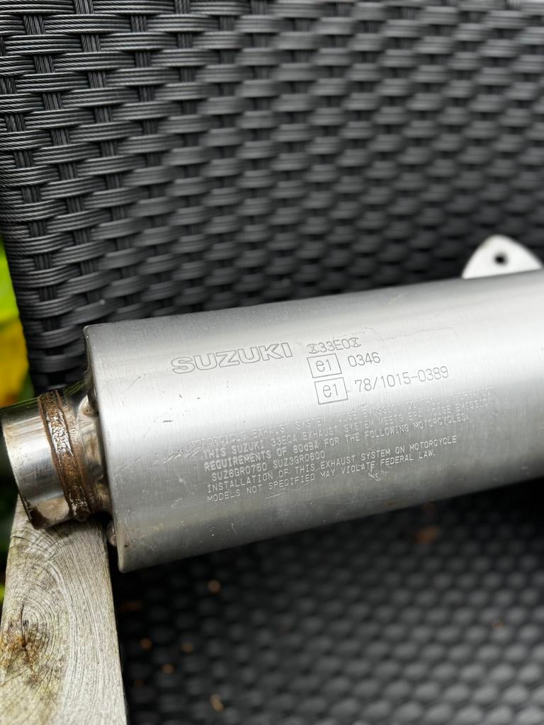 Suzuki GSXR 600 SRAD Einddemper, Motoren, Ophalen of Verzenden, Gebruikt