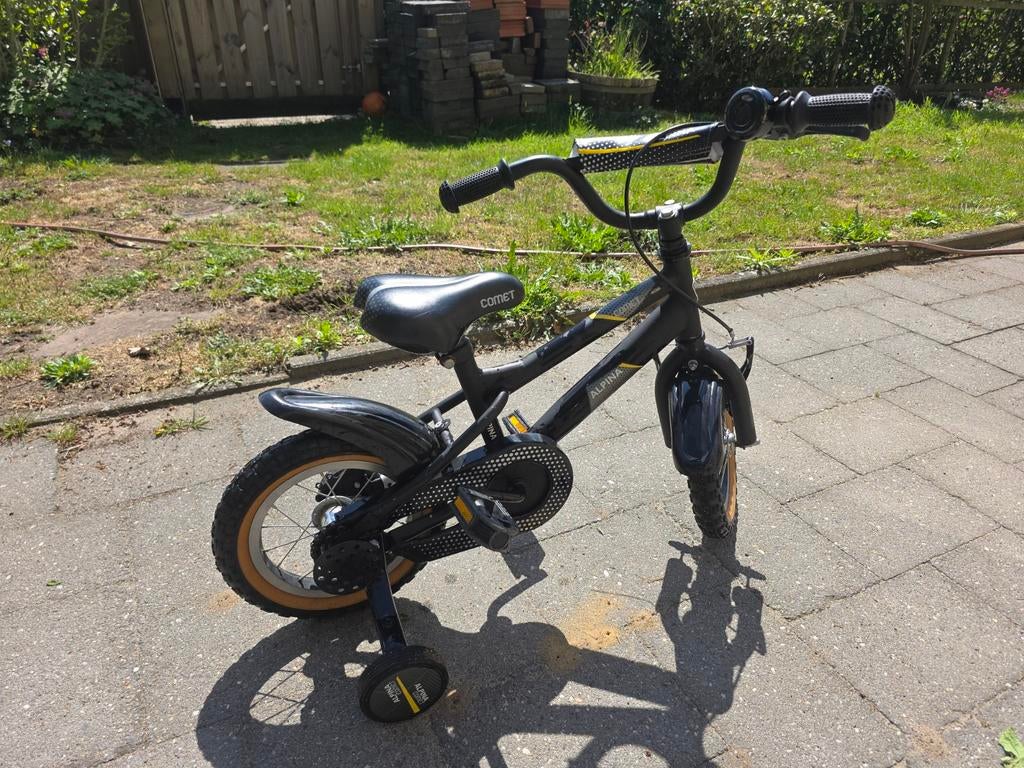 Alpina Comet kinderfiets 12 inch met zijwieltjes, Ophalen, Gebruikt, Minder dan 16 inch, Zijwieltjes