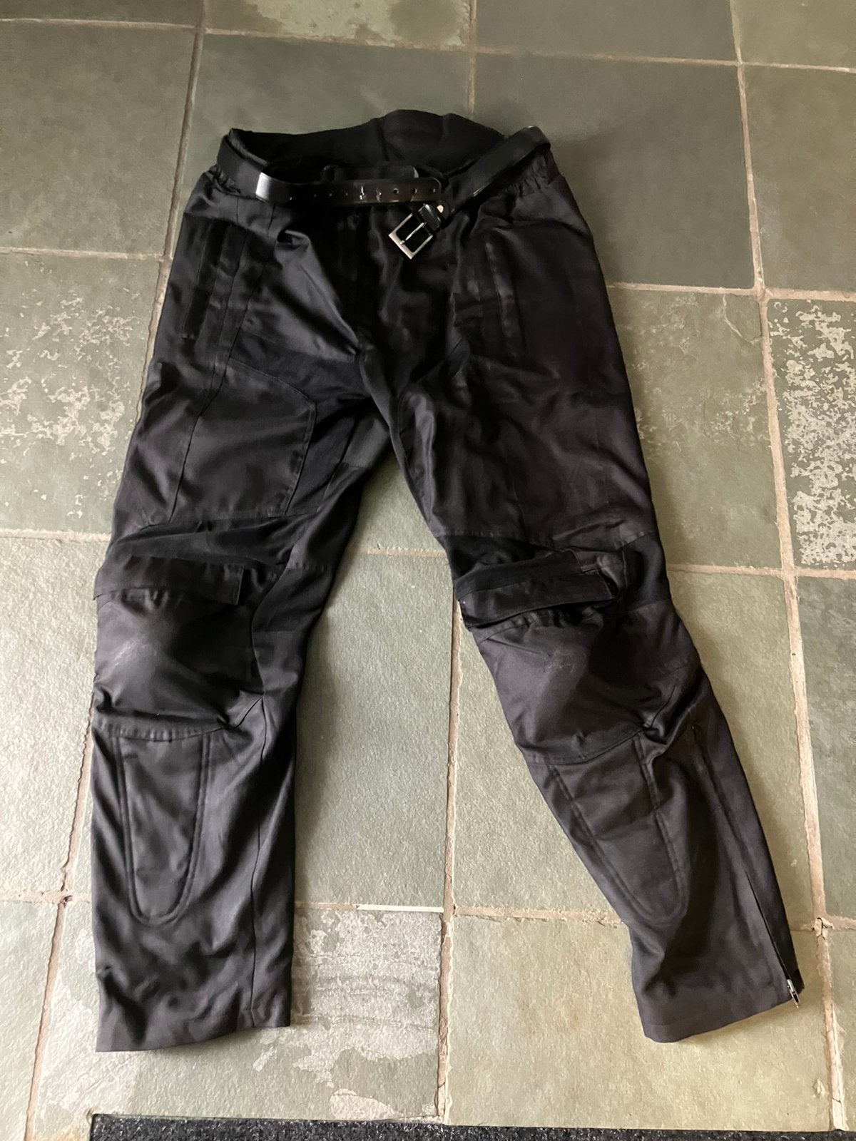 Motorbroek met protectie, Motoren, Ophalen, Tweedehands, Broek | textiel