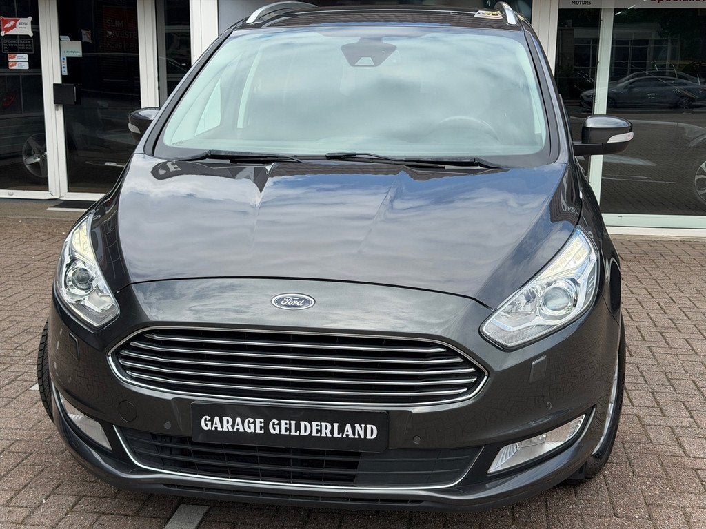Ford Galaxy 1.5 Titanium | Navi | Camera | Cruise | Climate, Voorwielaandrijving, Zwart, 4 cilinders, Parkeersensor