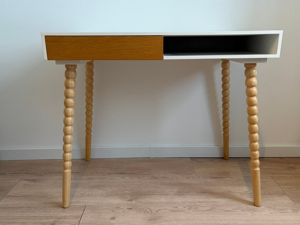 Zuiver Twisted Bureau, Huis en Inrichting, Ophalen, Gebruikt, 90 cm, 50 cm