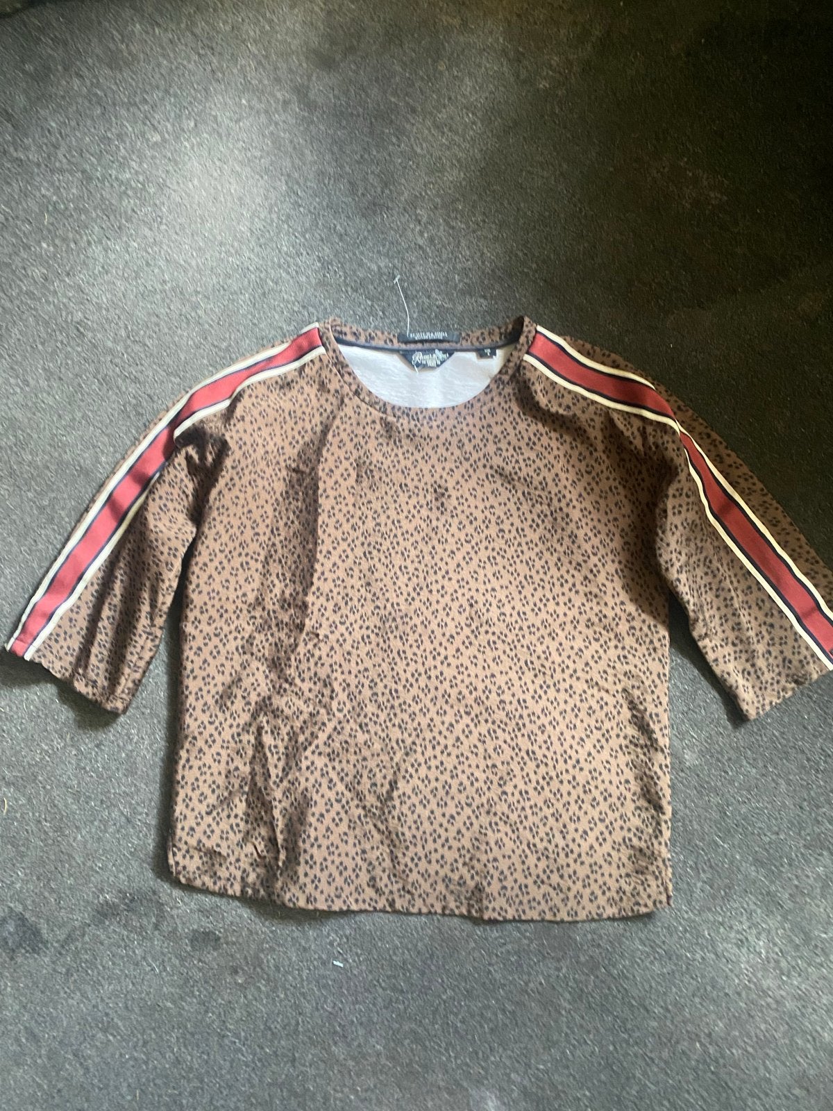 Maison Scotch Leopard Print Top Maat S, Bruin, Nieuw, Ophalen of Verzenden, Korte mouw
