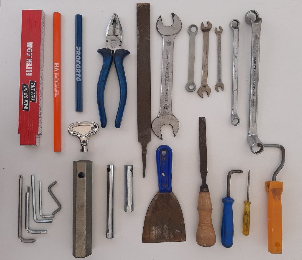 25 Oude Gebruikte Gereedschappen A, Ophalen, Gebruikt, Gereedschapsset