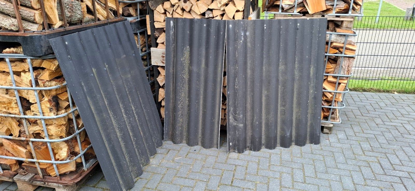 Golfplaten - Gebruikt, Zwart, Diverse Maten, Overige materialen, Gebruikt, Zwart, Ophalen of Verzenden