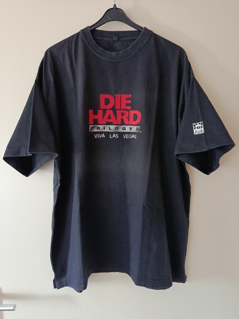 Die Hard Viva Las Vegas Trilogy 2 vintage shirt, Ophalen, Maat 56/58 (XL), Zwart