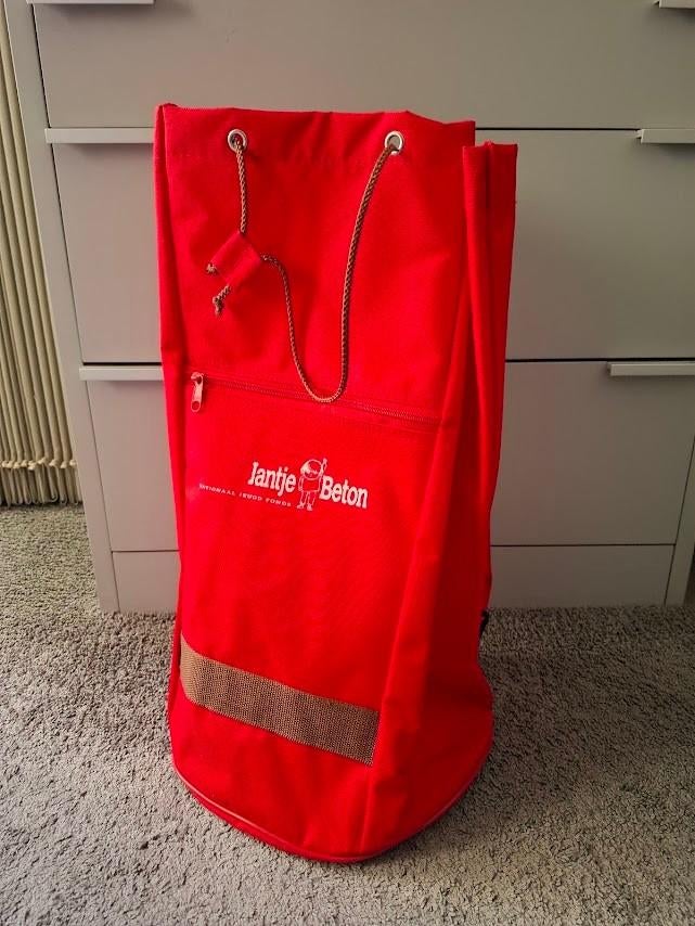 schoudertas / fietstas / rugtas, Ophalen of Verzenden, Zo goed als nieuw, Rood