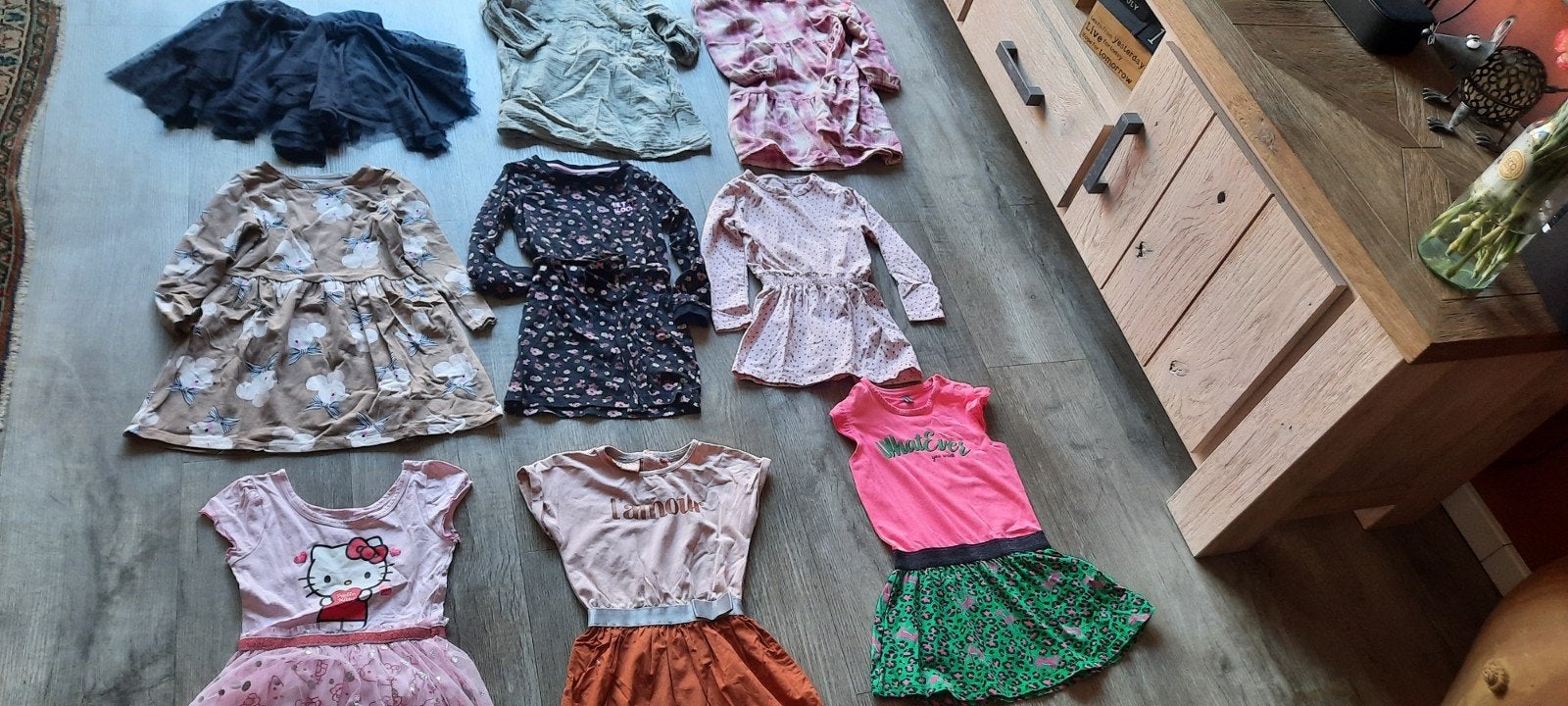 Kinderjurkjes maat 98    9 stuks, Kinderen en Baby's, Kinderkleding | Maat 98, Ophalen of Verzenden, Zo goed als nieuw, Meisje