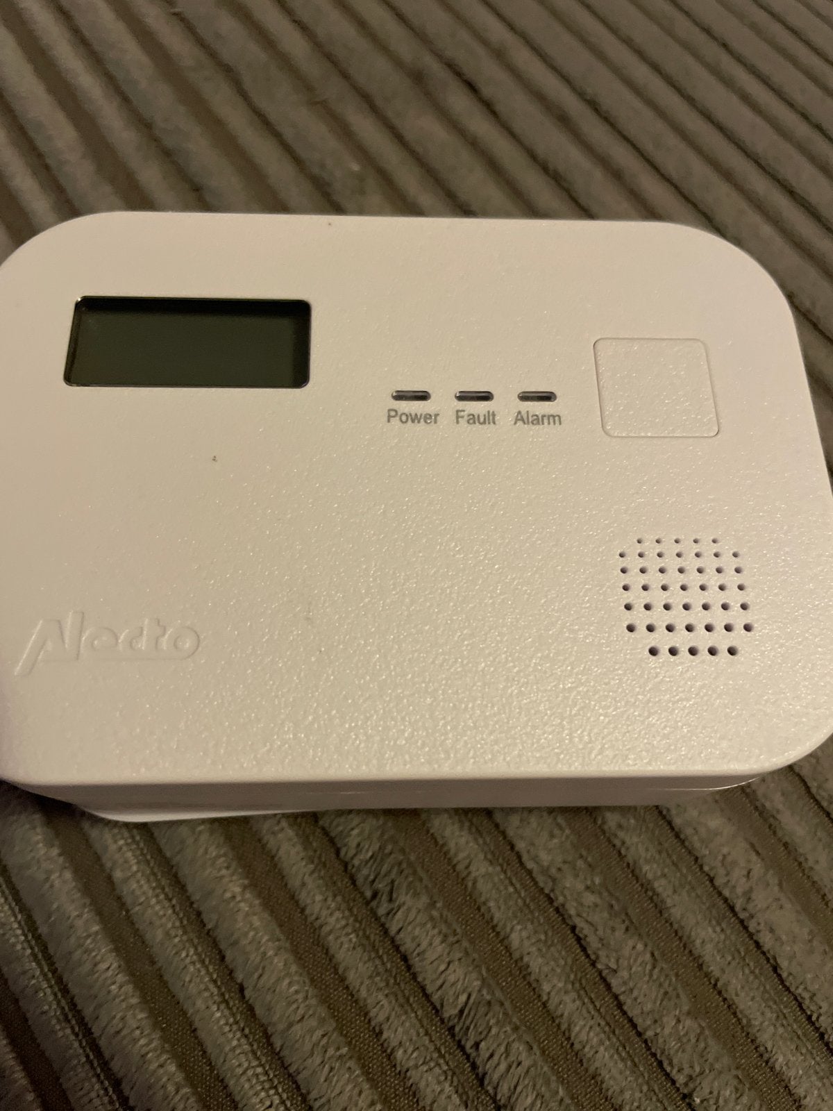 Alecto COA3910 Koolmonoxidemelder met Display, Ophalen of Verzenden, Zo goed als nieuw, Detector, Sensor of Melder, Overige soorten