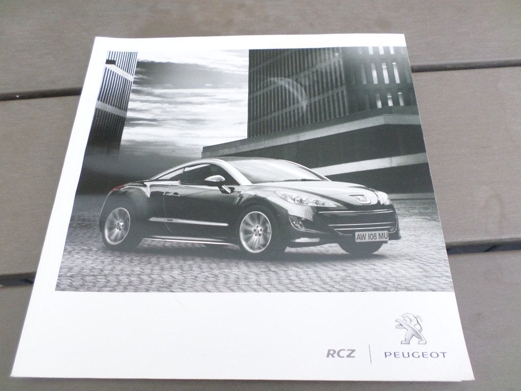 Peugeot RCZ Brochure, Ophalen of Verzenden, Zo goed als nieuw, Peugeot