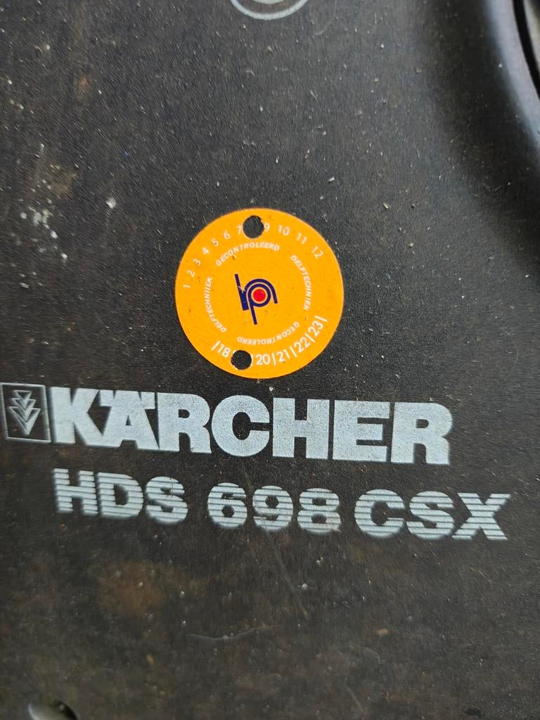 Karcher HDS 698 CSX, beperkte (in)ruil mogelijk, Ophalen, Gebruikt, Elektrisch, Karcher