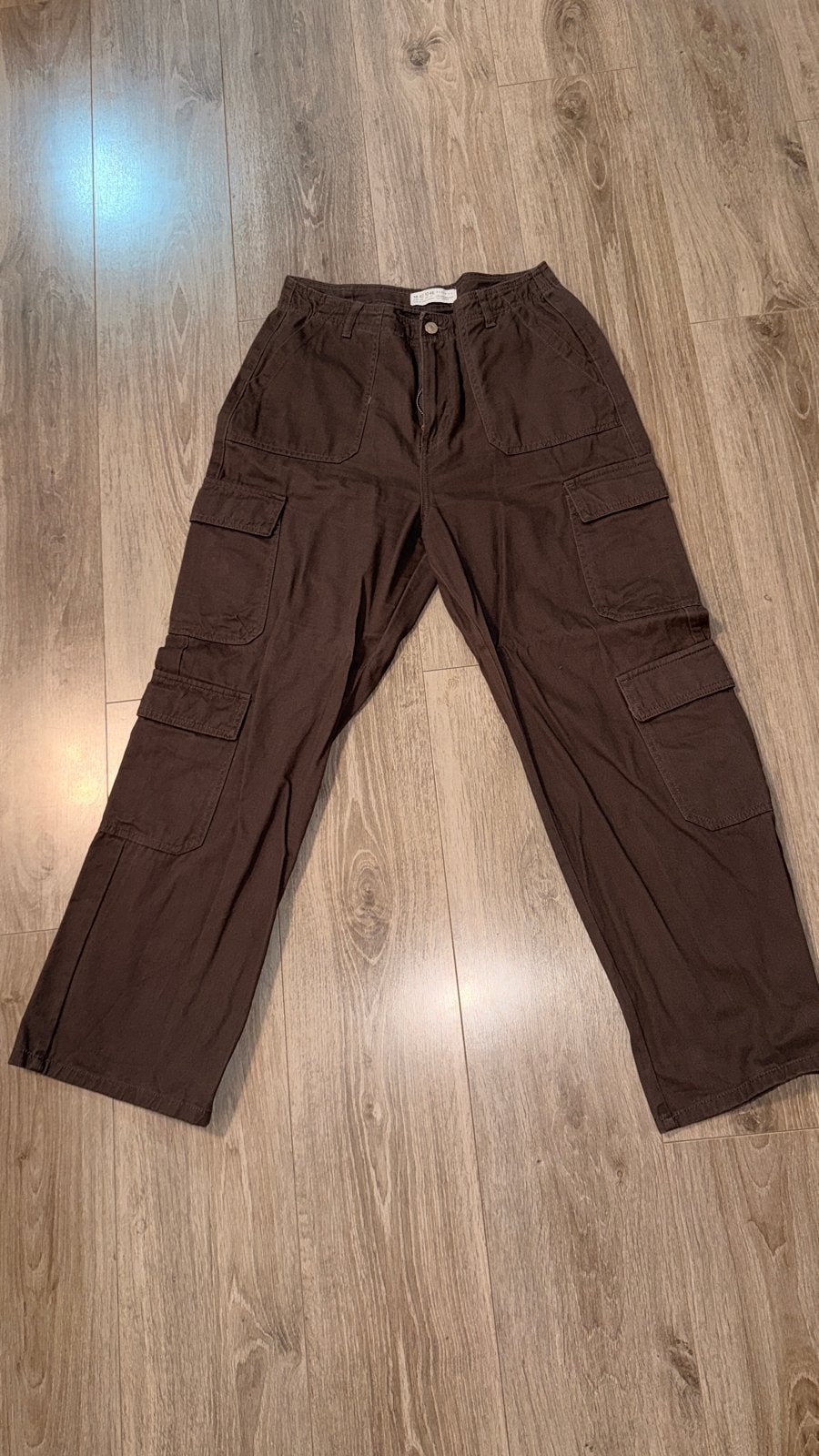 Fijne cargo broek maat 42 van Primark, Ophalen of Verzenden, Zo goed als nieuw, Maat 42/44 (L), Bruin