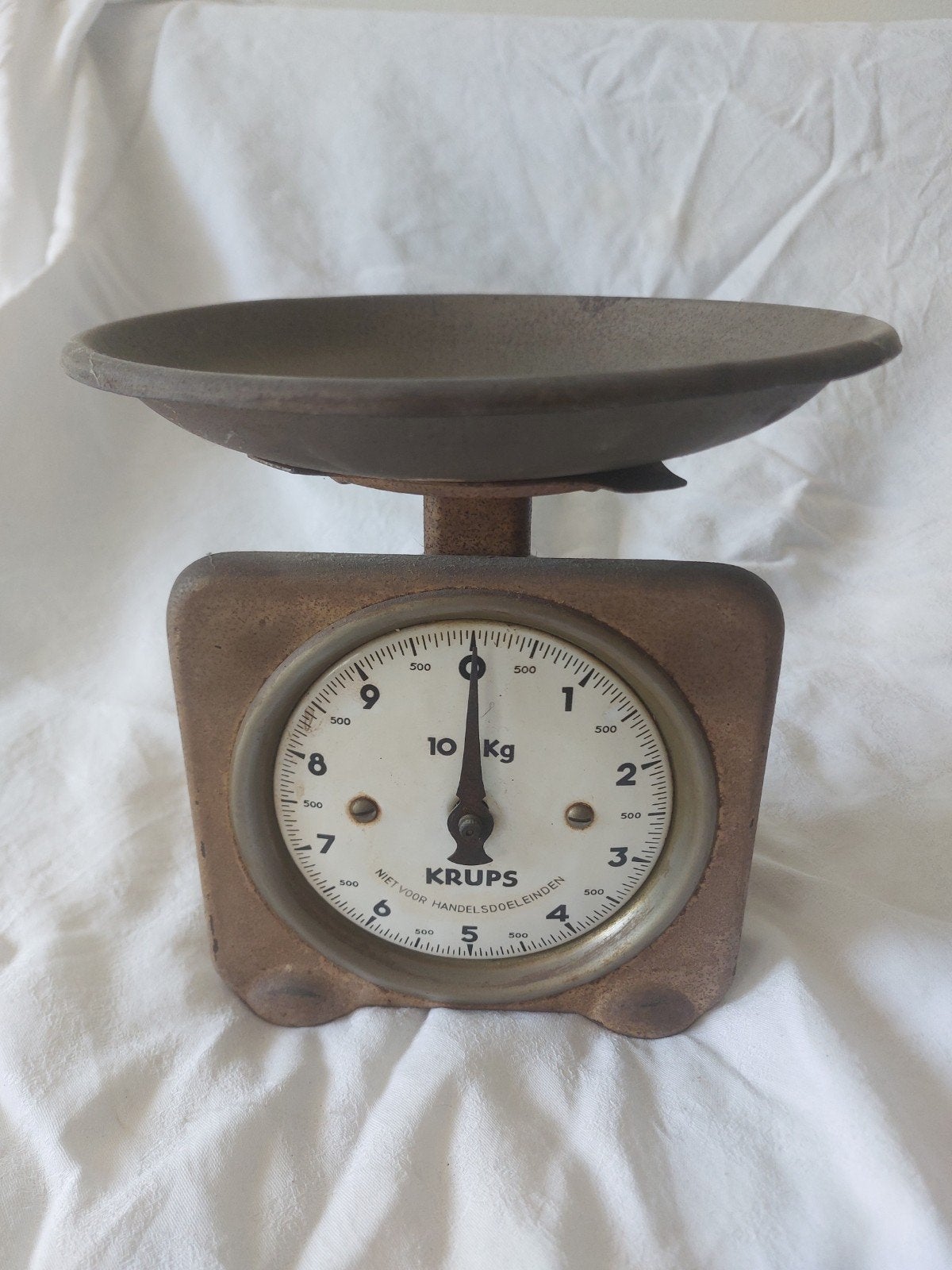 Vintage Krups keukenweegschaal - 10 kg  - 1950, Ophalen