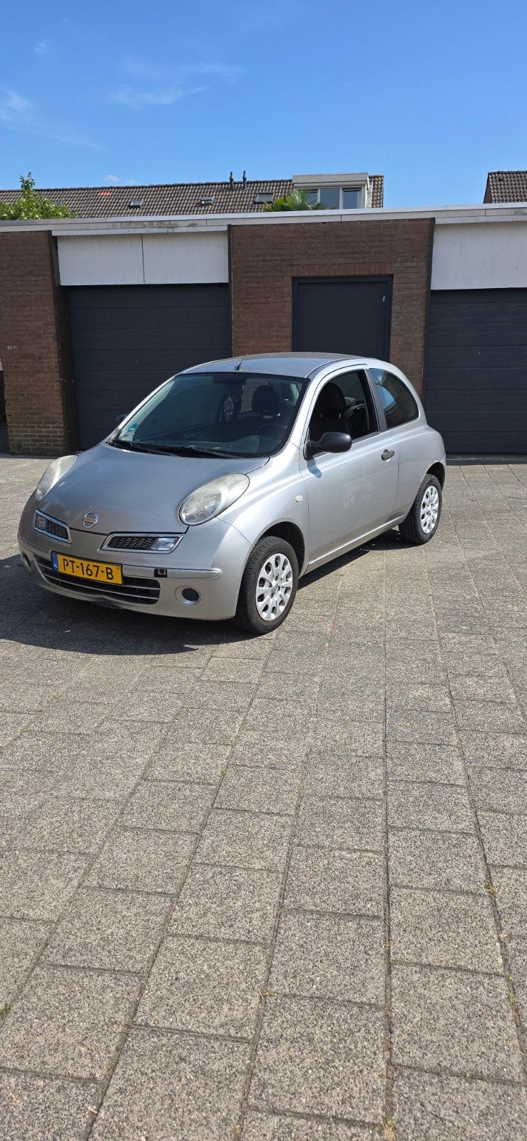 Nissan Micra 1.2 48KW 3DR 2010 Grijs, Auto's, Nissan, Stof, 4 cilinders, Micra, Handgeschakeld