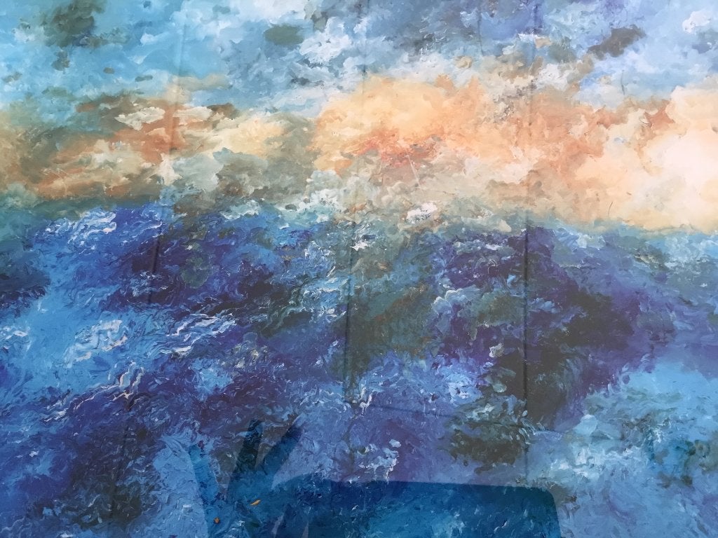 Armando giclee “ Seestuck “, Antiek en Kunst, Maritiem / water, Abstract, Ophalen of Verzenden, Achter glas