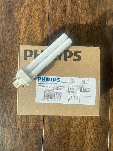 15x Philips master pl-c 18w/830/4p NIEUW, Led-lamp, Minder dan 30 watt, Nieuw, Overige fittingen