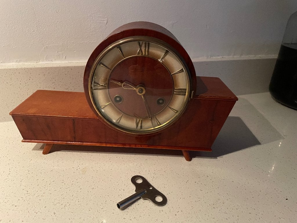 Schatz schouwklok, werkend, jaren 50, Antiek en Kunst, Ophalen