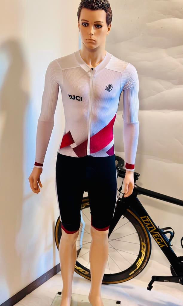 Wielrenkleding wielrenpak snelpak speedsuit maat M Bioracer, Ophalen of Verzenden, Zo goed als nieuw, Bioracer, Bovenkleding