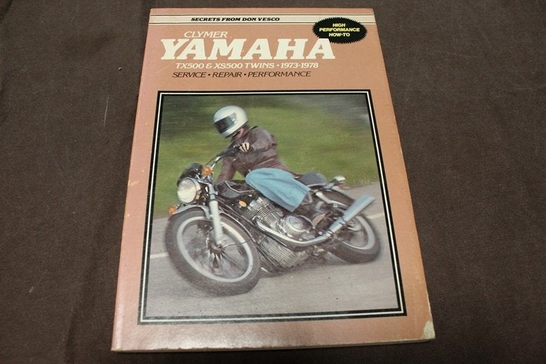 Yamaha TX500 XS500 1973-1978 service manual, Motoren, Ophalen of Verzenden, Yamaha