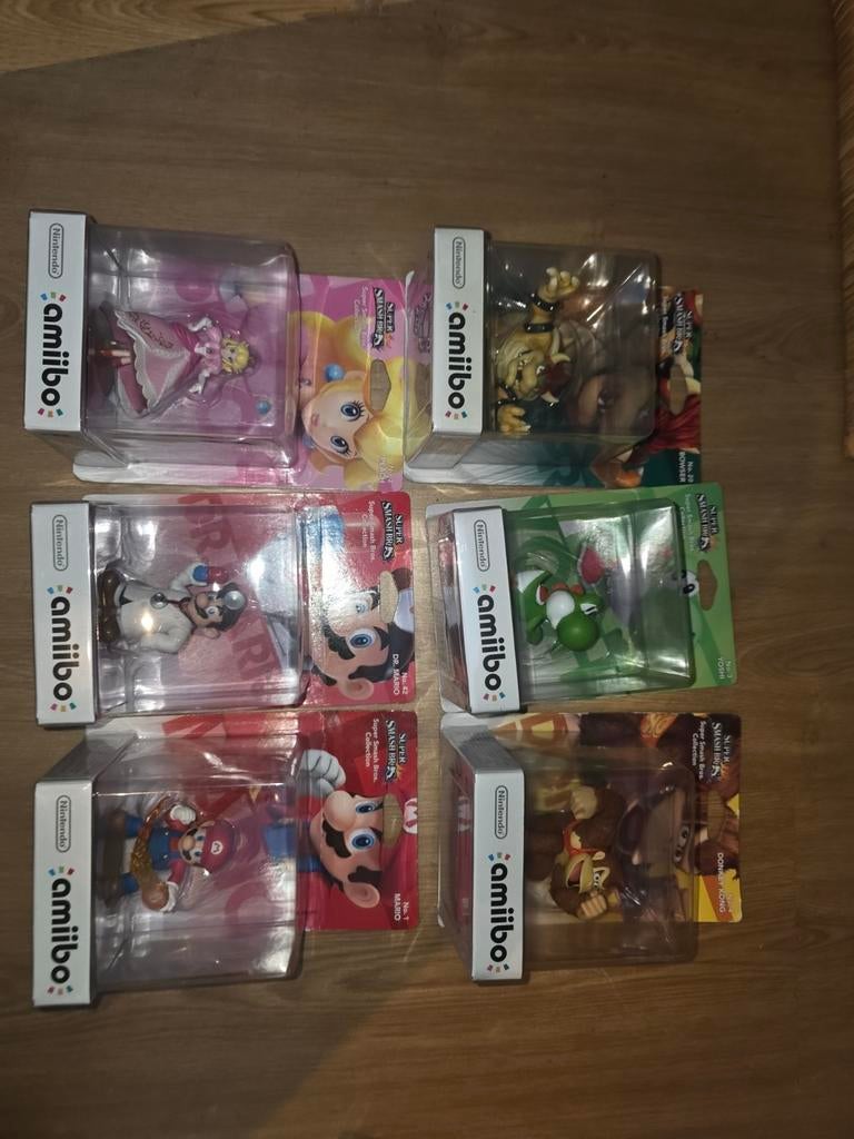 Nintendo Amiibo Super Smash Bros. - 6-delige set, Verzamelen, Poppetjes en Figuurtjes, Ophalen of Verzenden, Nieuw