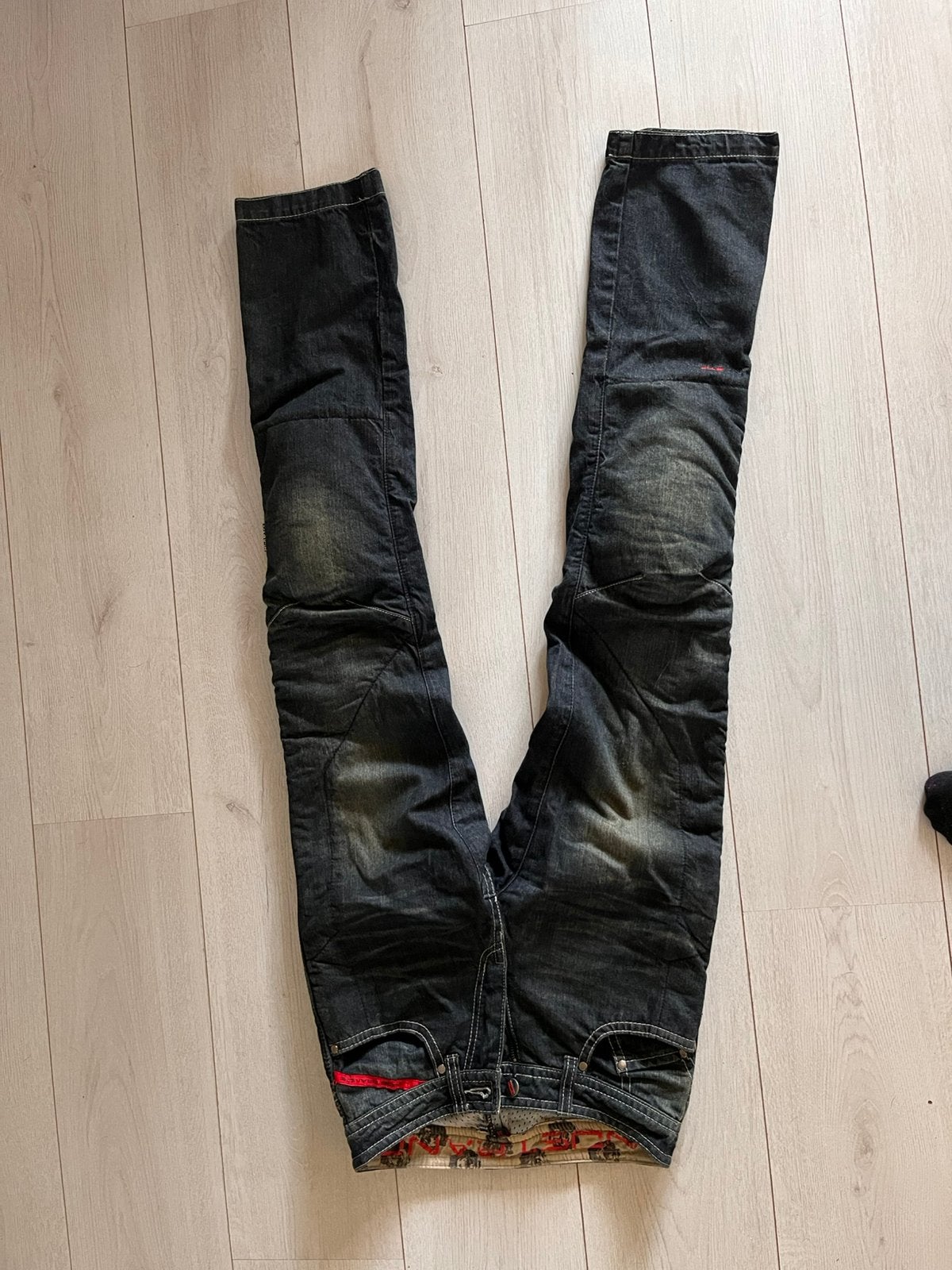 Motorbroek lindstrands kevlar 34, Motoren, Ophalen of Verzenden, Tweedehands, Broek | textiel