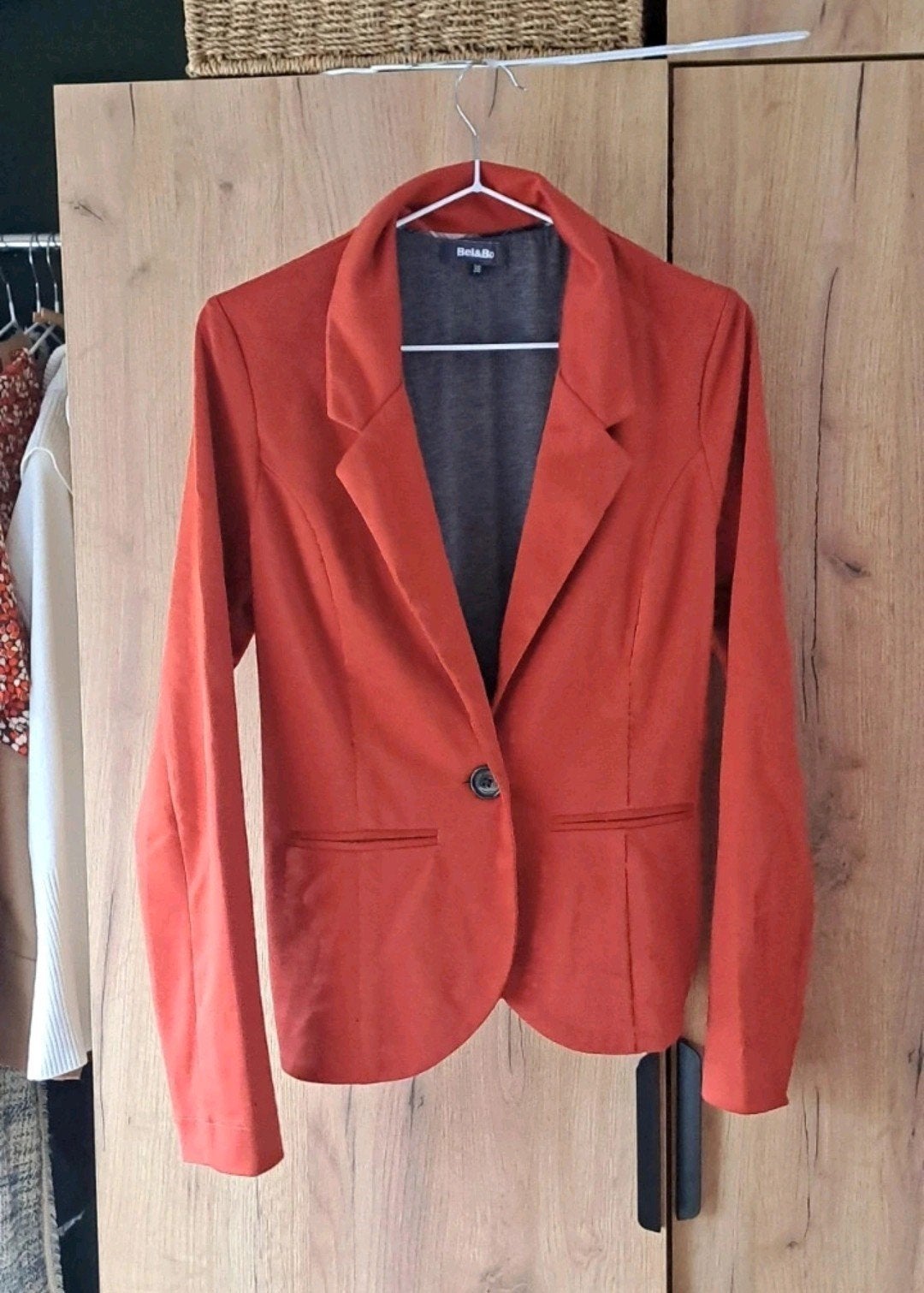 Oranje blazer van Bel & Bo Maat M, Maat 38/40 (M), Bel & Bo, Oranje, Ophalen of Verzenden