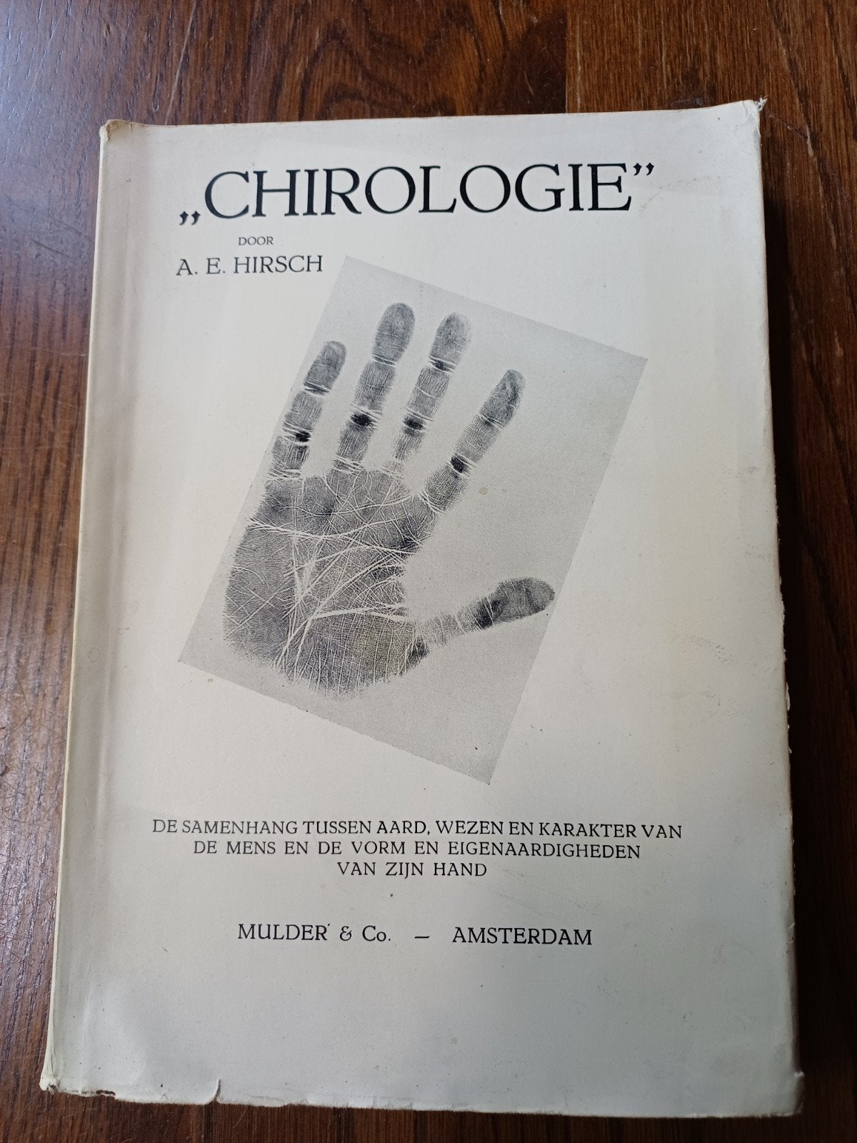 L17 Chirologie: Hand en Karakter - A.E. Hirsch (1931), Ophalen of Verzenden, Gelezen, A.E. Hirsch, Nederland