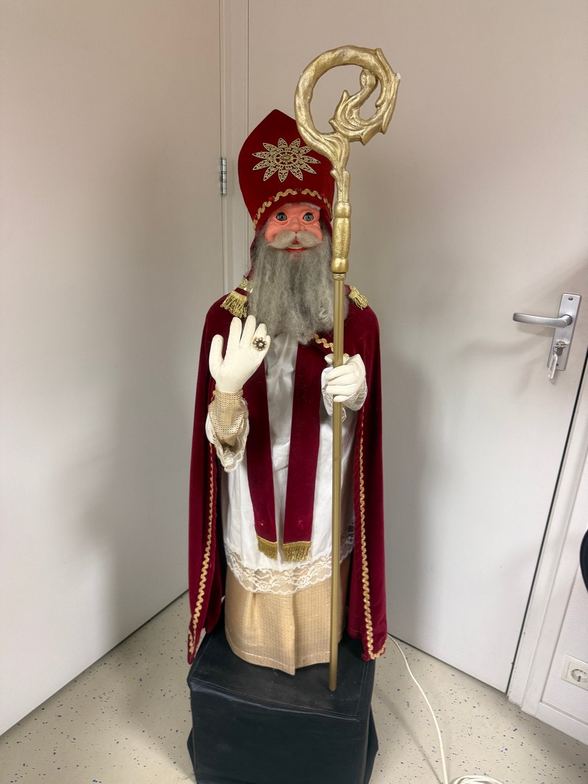 Ruitentikker Sinterklaas automaton, Ophalen of Verzenden, Gebruikt