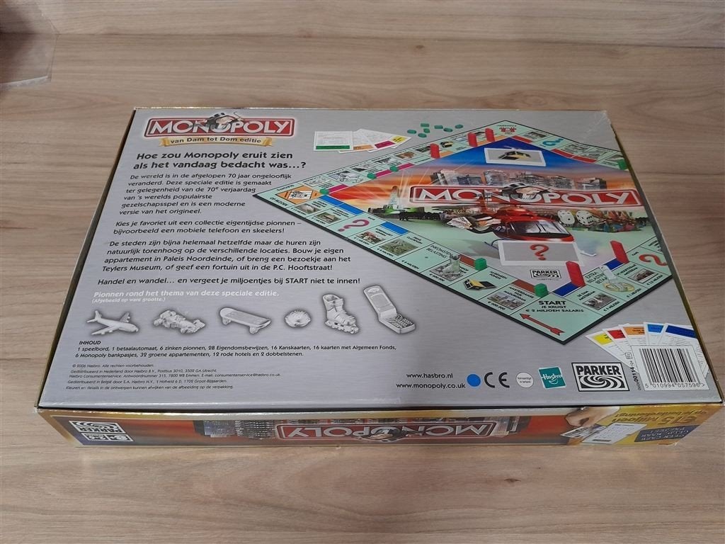 monopoly van dam tot dom editie klassieke versie [s1238], Verzenden, Zo goed als nieuw