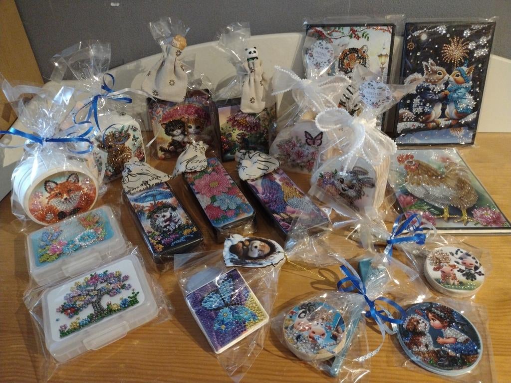 Pakket handgemaakte Kadootjes!  18 stuks Nieuw, Nieuw, Ophalen of Verzenden, Overige thema's, Nvt