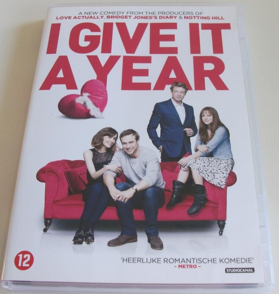 Dvd *** I GIVE IT A YEAR *** Zullen ze het halen?, Vanaf 12 jaar, Ophalen of Verzenden, Zo goed als nieuw, Romantische komedie