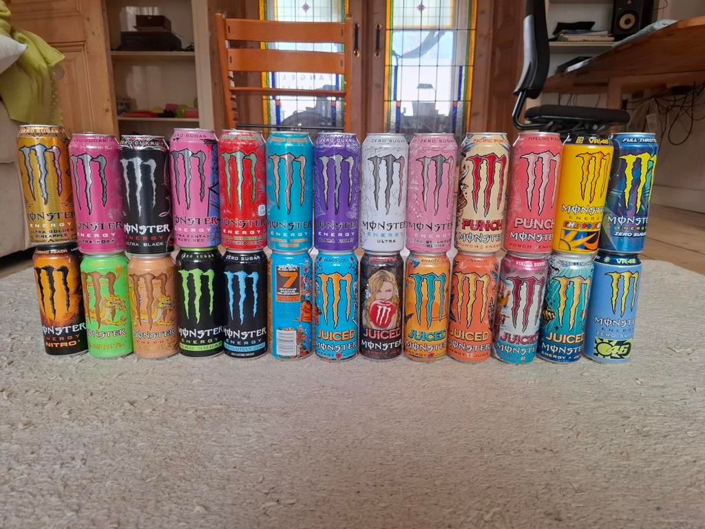 Monster Energy blikjes verzameling, Ophalen