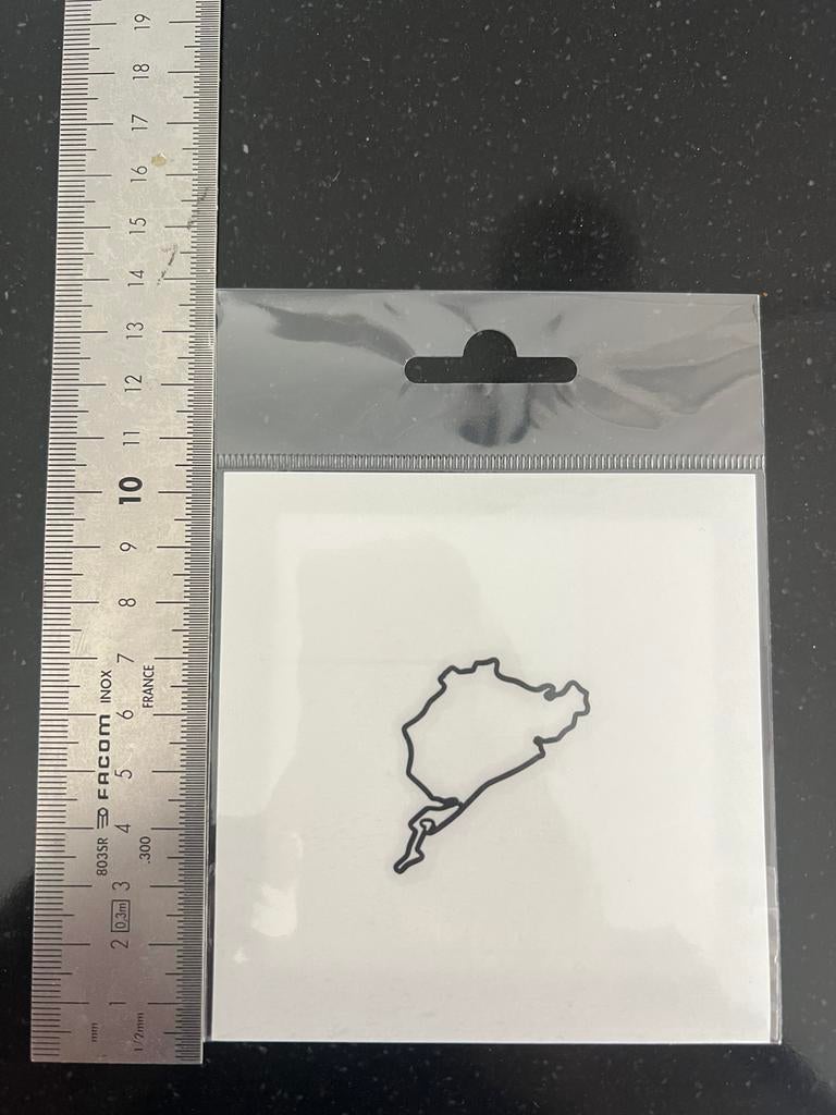 Orginele sticker van de Nürburgring 4cm, Ophalen of Verzenden, Zo goed als nieuw