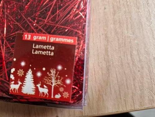 2x rode lametta a 13 gram h, Evora, Onbekend, Nieuw, Ophalen of Verzenden